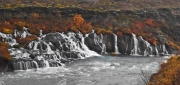 Hraunfossar Waterfalls